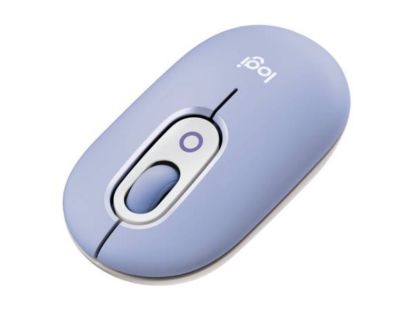 Logitech Logitech 910-007414 POP Mouse con Emoji Lilla Souris Bluetooth optique lilas 4 Boutons 4000 dpi Touches à frappe silencieuse
