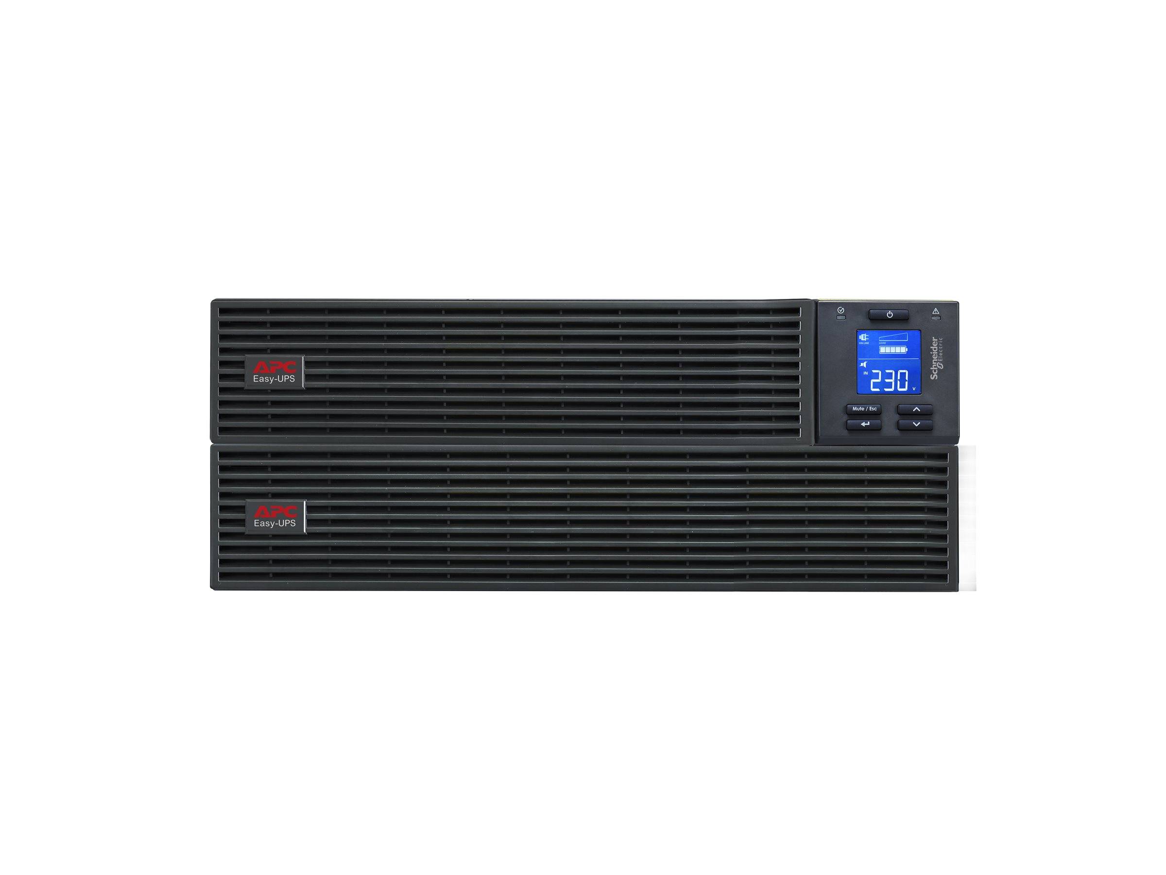 APC Easy UPS On-Line UPS Rack extended runtime AC 220/230/240V 2700Watt 2000VA 1-phase lead acid USB serial oc 7 4U EU B-3