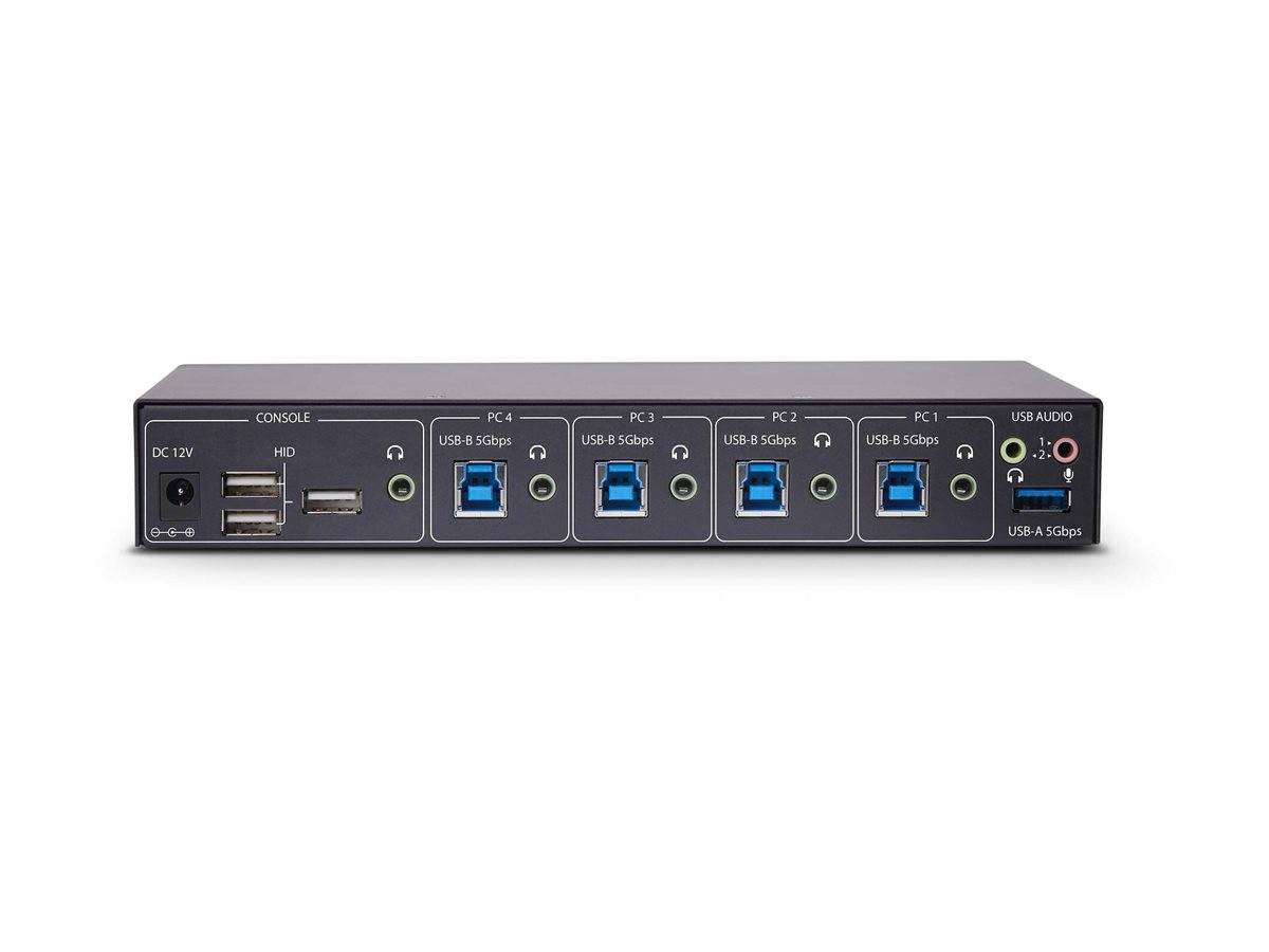 4-Port USB/KM Switch with Mouse Roaming-2