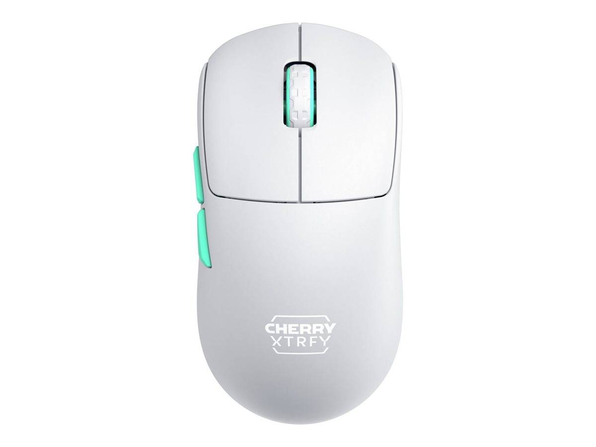 CHERRY XTRFY M68 Wireless, RF sans fil, 26000 DPI, Bleu, Turquoise, Blanc-0