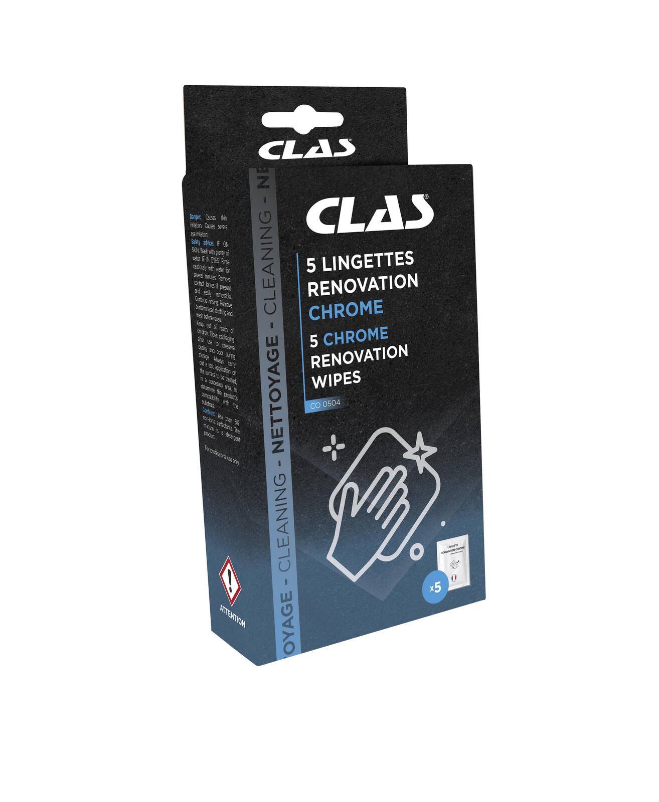 5 lingettes renovation chrome- CO 0504 - CLAS Equipements-0