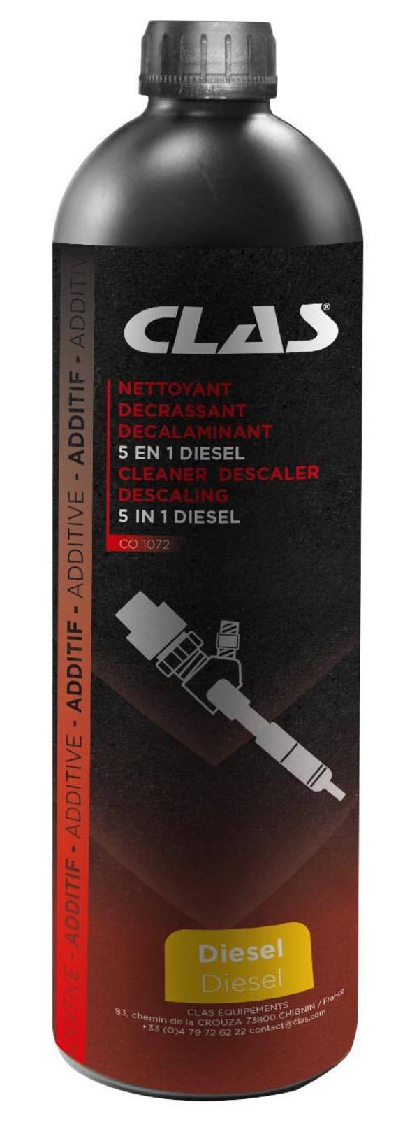 Nettoyant decrassant decalaminant 5 en 1 diesel 1l- CO 1072 - CLAS Equipements
