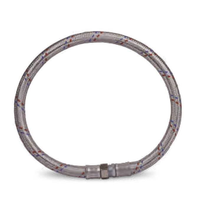 Flexible de raccordement M/F en 3/4'' x L. 1000mm pour compresseur d'air - OP 3618 - CLAS Equipements-0