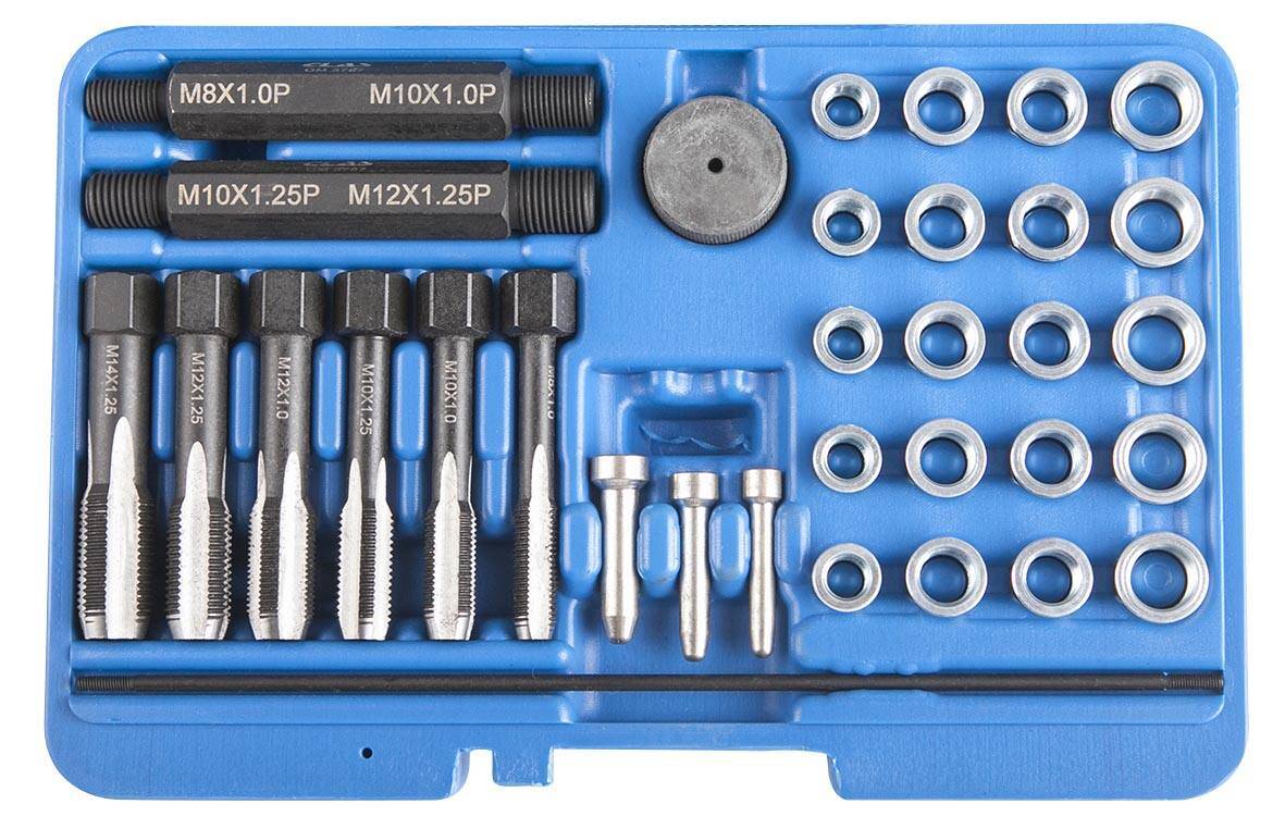 Kit réparation bougies préchauffage m8x100 m10x100 m10x125 m12x125 - OM 3787 - CLAS Equipements-0