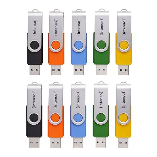 INTENSO Clé USB 2.0 Basic Line - Pack de 10 x 16 Go-0