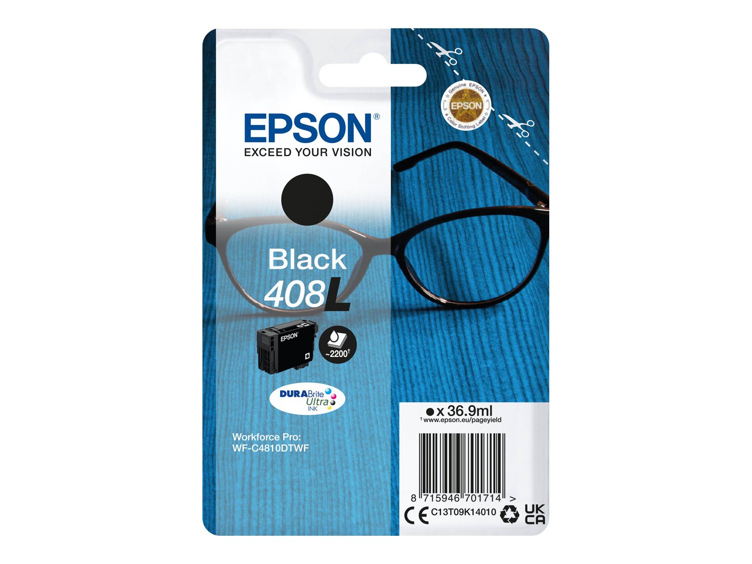 Epson 408L haute capacité cartouche noire pour imprimante jet d'encre-0
