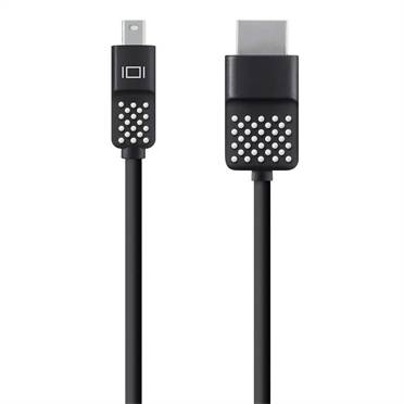 Belkin Mini-Display / HDMI Câble adaptateur Fiche mâle Mini DisplayPort, Fiche mâle HDMI-A 1.80 m noir F2CD080bt06 Câble-1