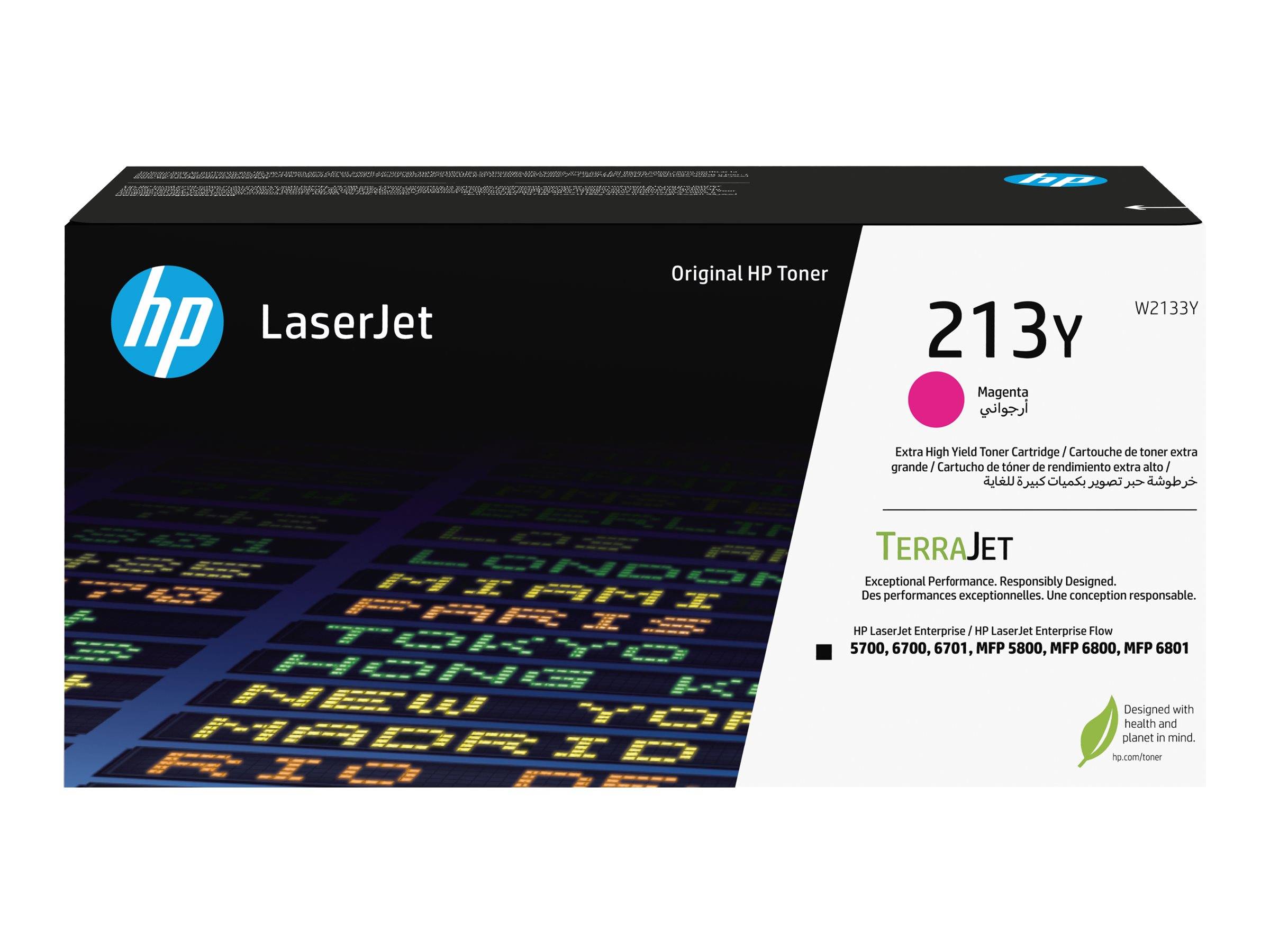 HP 213Y Magenta Original LaserJet Toner Cartridge-0