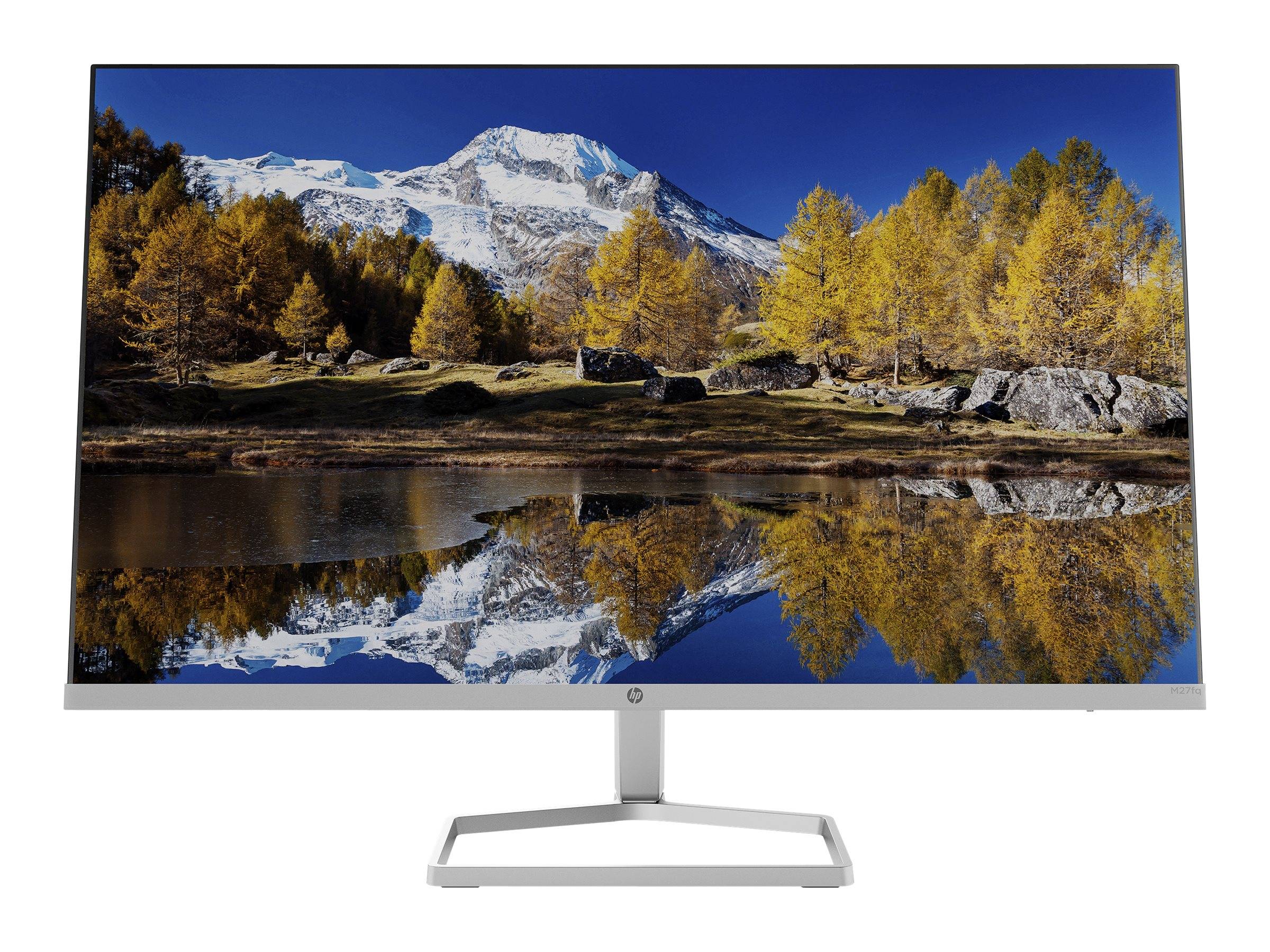 HP Écran QHD M27fq, 68,6 cm (27"), 2560 x 1440 pixels, Quad HD, LCD, 5 ms, Argent-0