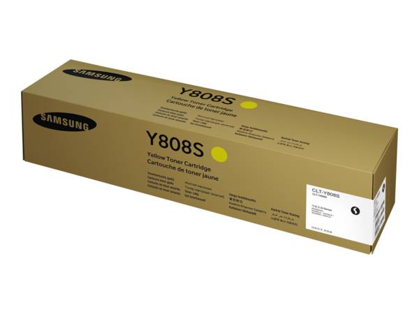 Samsung CLT-Y808S Toner jaune authentique, 20000 pages, Jaune, 1 pièce(s)