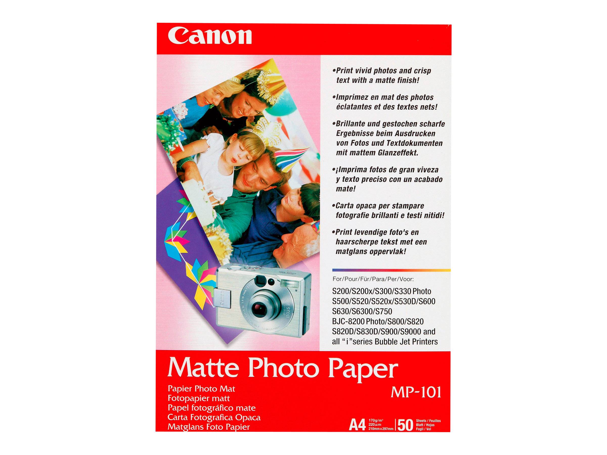 Canon Foto-Papier 7981A005 Papier photo DIN A4 170 g/m² 1 pc(s) mat-0