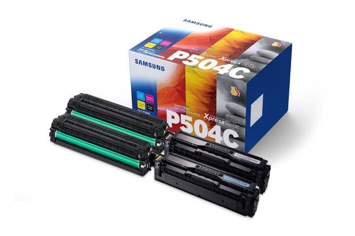 Pack 4 toners 1 noir + 3 couleurs CLT-P504C HP-0