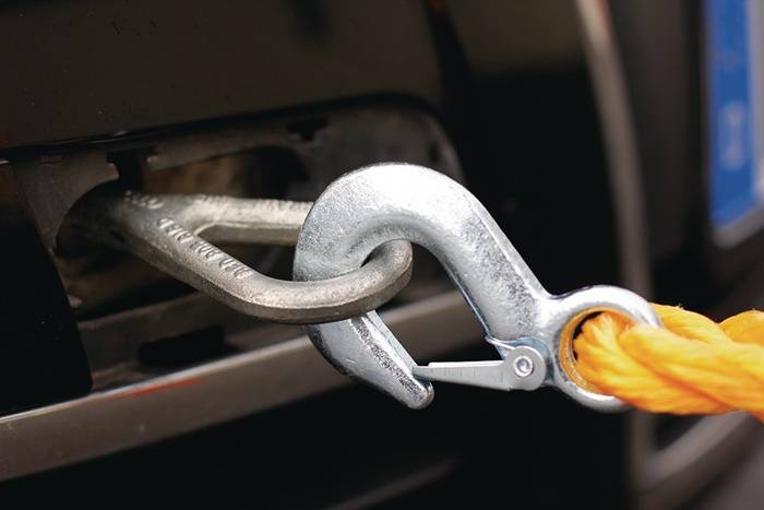 HP Autozubehör 10293 Abschleppseil 2500 kg H/H Câble de remorquage jusqu'à 2500 kg (Ø x L) 18 mm x 400 cm DIN 76033 1 pc-1