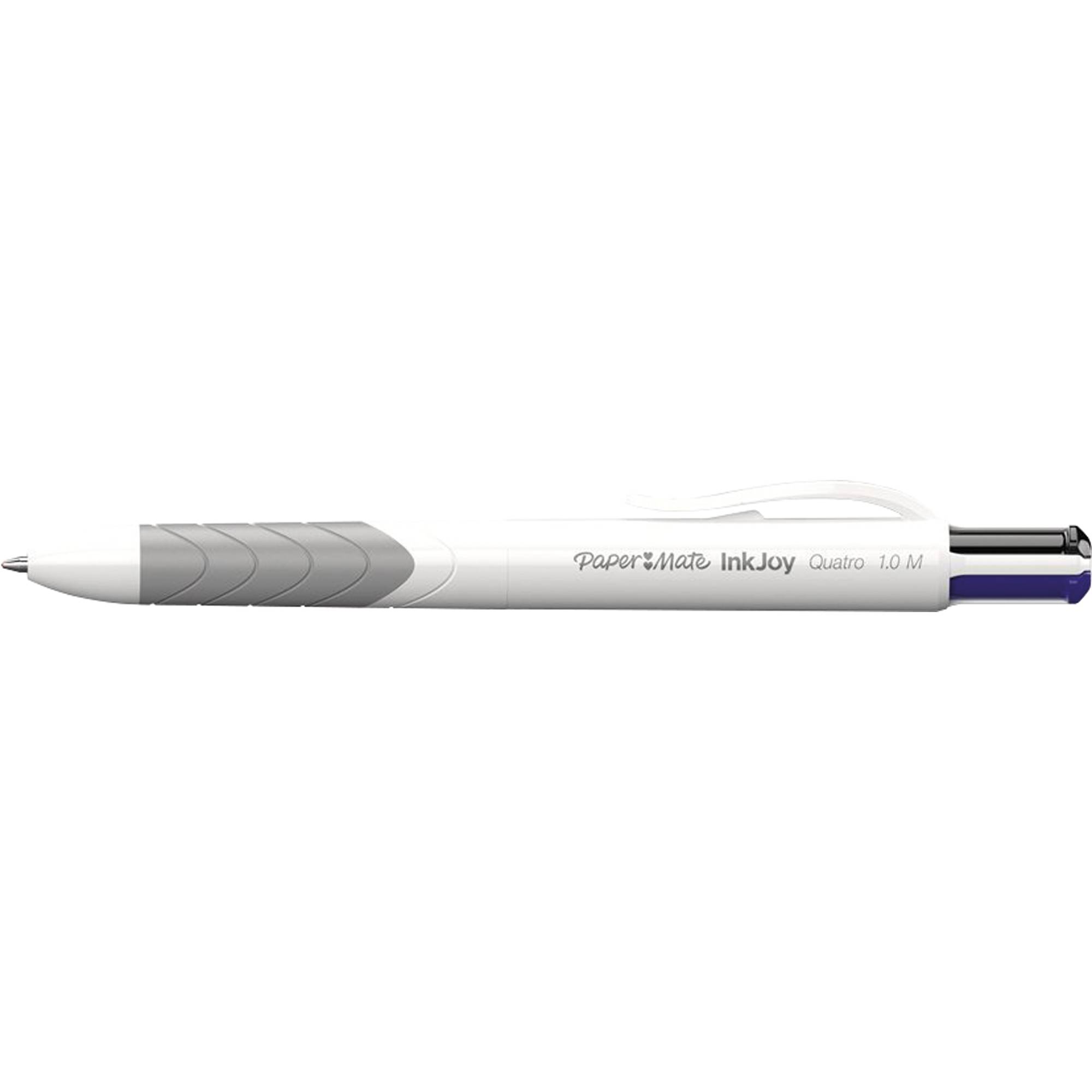 Stylo bille Papermate 4 couleurs Inkjoy Quatro rétractable pointe 1 mm - écriture moyenne-0