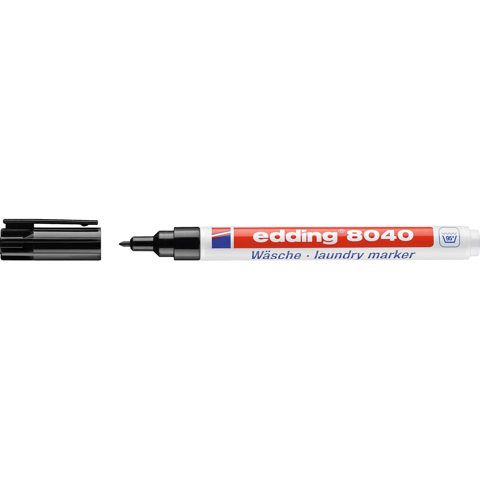 Edding E-8040 4-8040001 Marqueur textile noir 1 mm-0