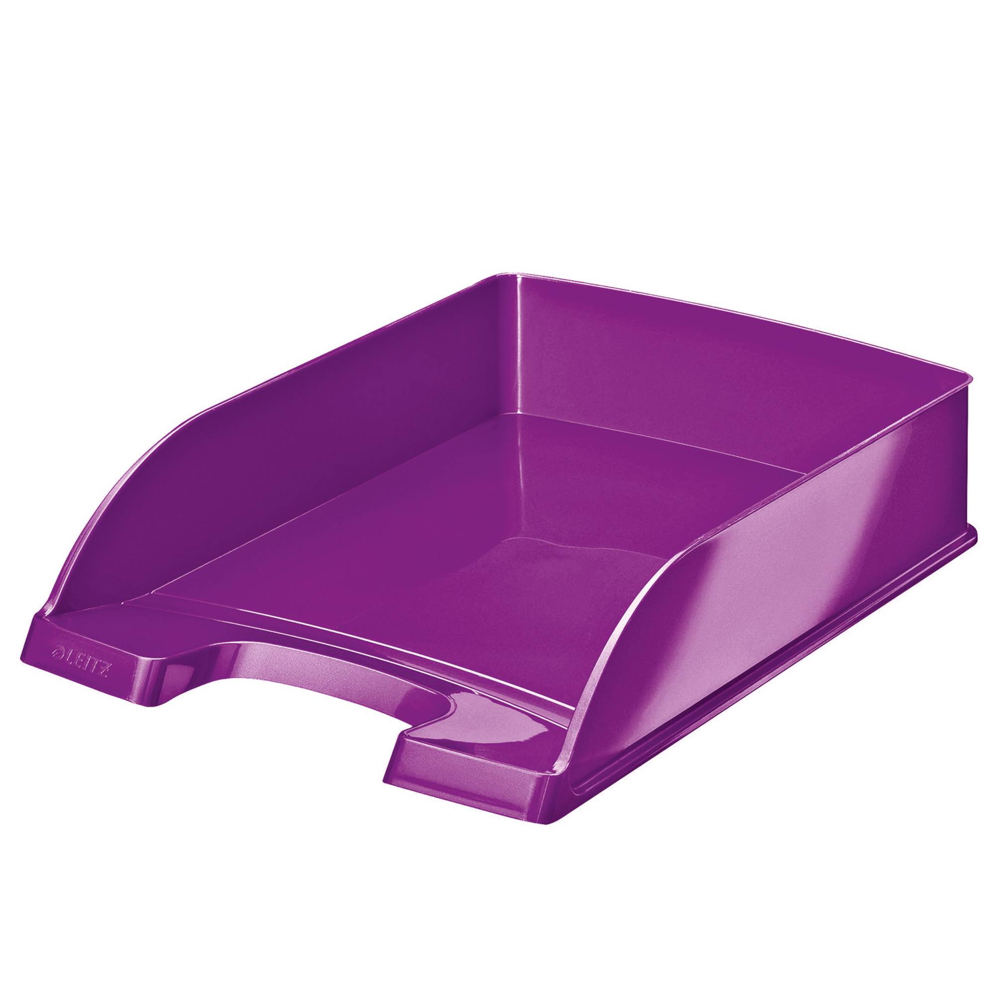 Corbeille à courrier Leitz Wow violette-0