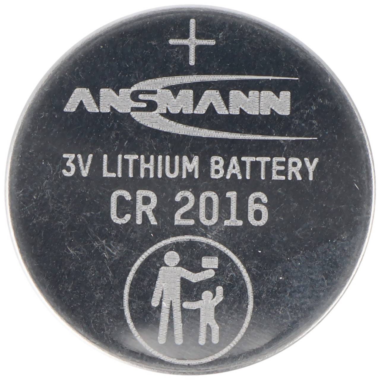 Pile bouton au lithium Ansmann CR2016, 3 volts-2