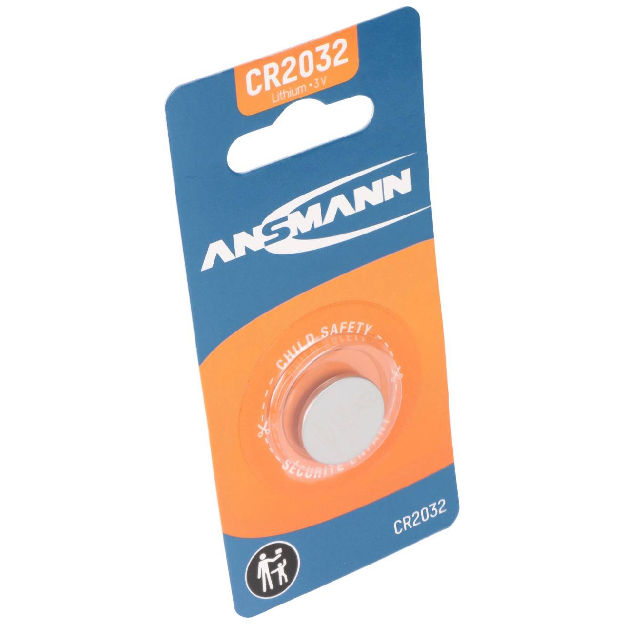 Pile bouton au lithium Ansmann CR2032, 3 volts-2