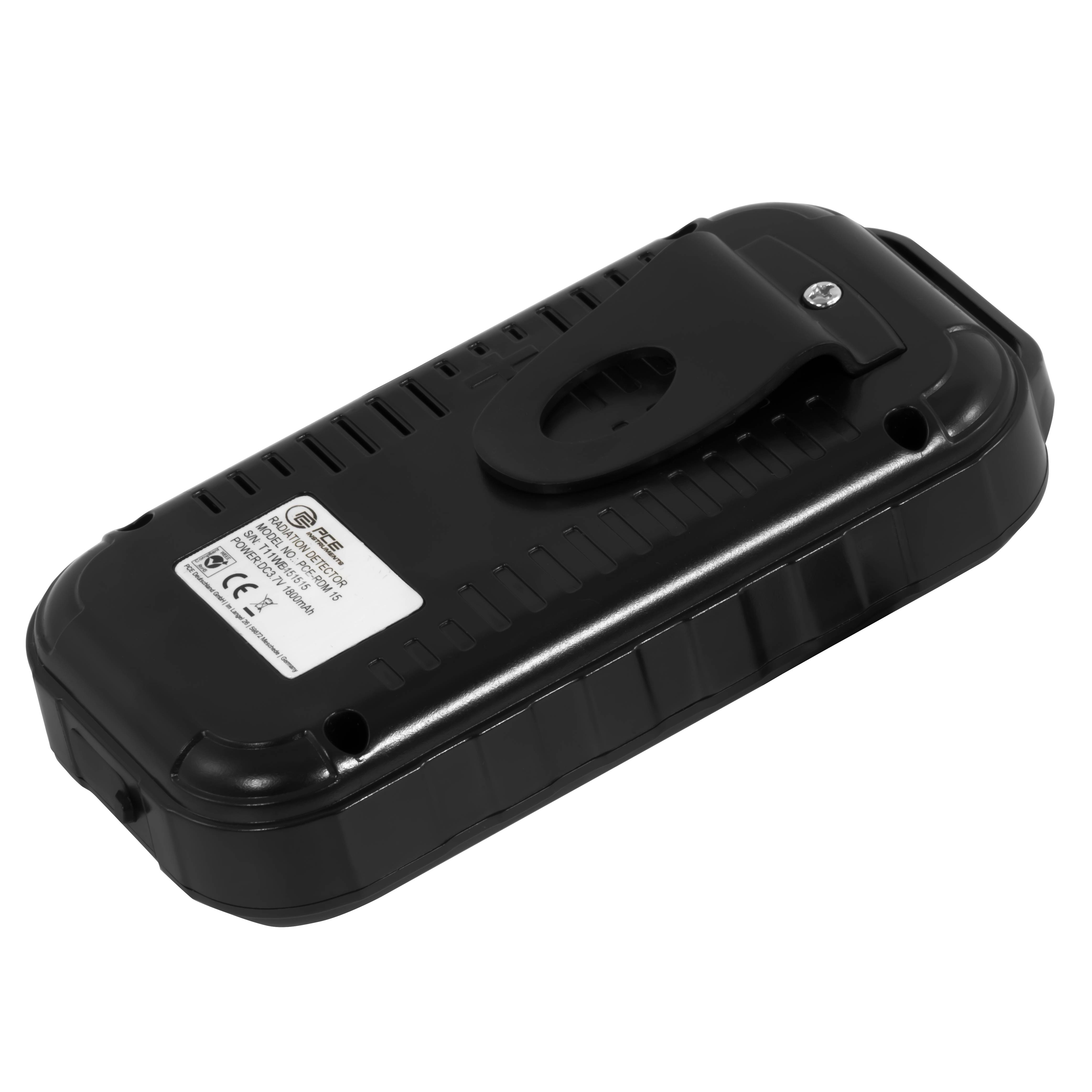 PCE Instruments PCE-RDM 15 Tube compteur de Geiger-Müller Radiation: Gamma, Rayons X, Beta signal sonore d'avertissement-3