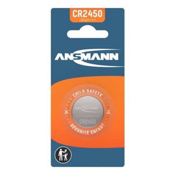 Pile bouton au lithium Ansmann CR2450, 3 volts