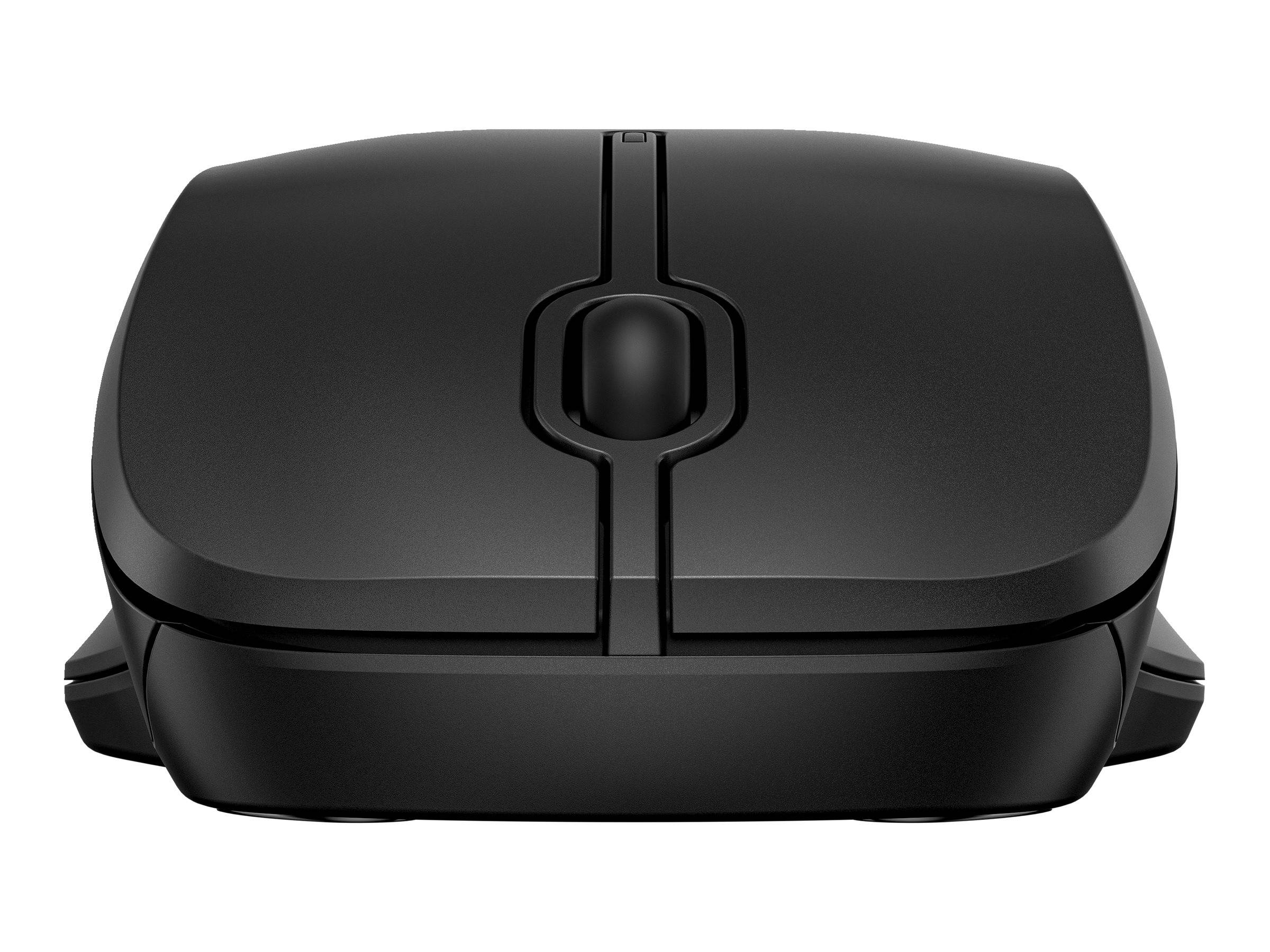 HP 255 Dual Wireless Mouse, Ambidextre, Optique, RF sans fil + Bluetooth, 1600 DPI, Noir-0