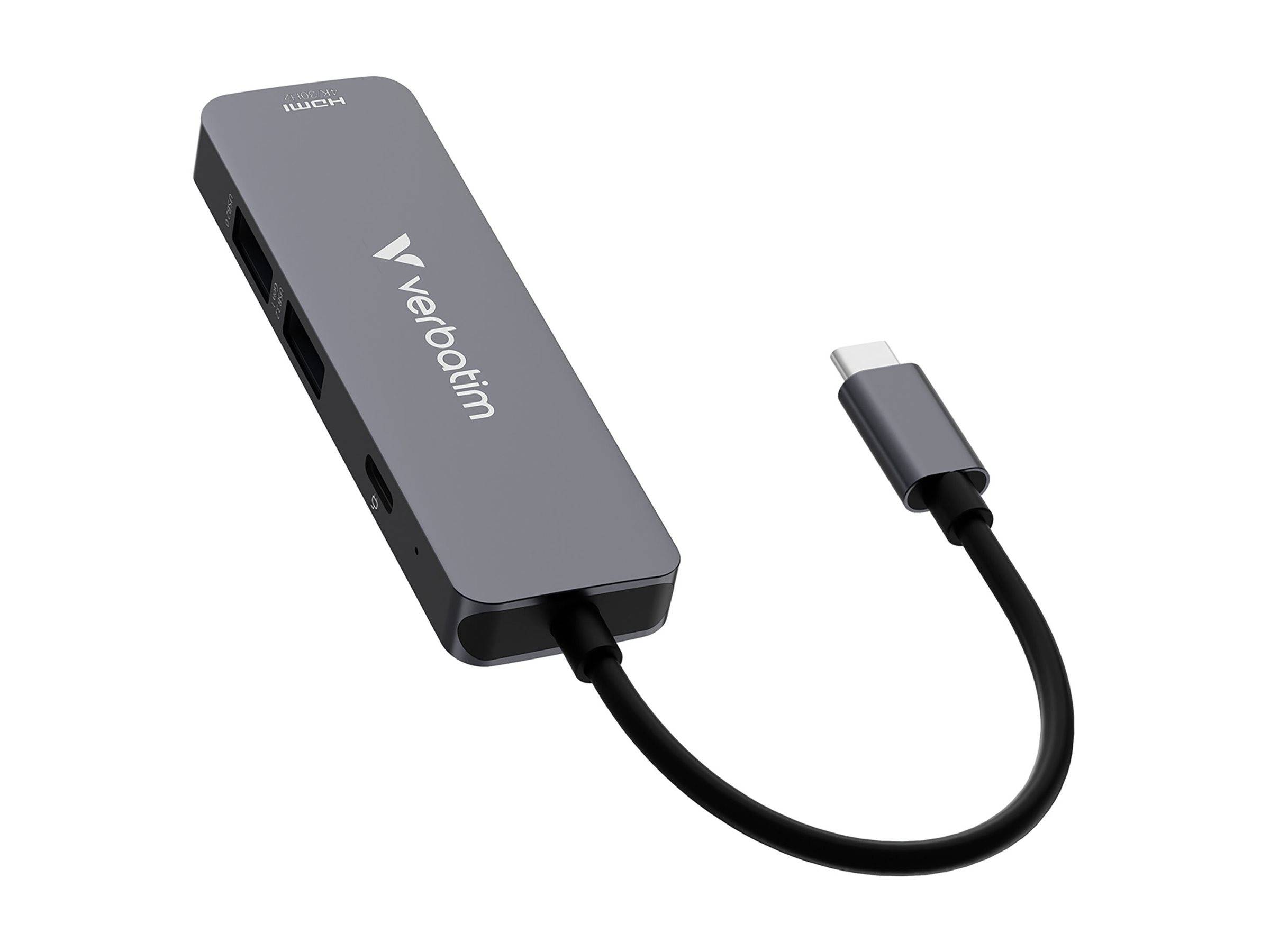 Hub Verbatim, USB-C Essentials, 4 ports HDMI, 2 ports USB-A, 1 port USB-C PD, emballage blister.-3