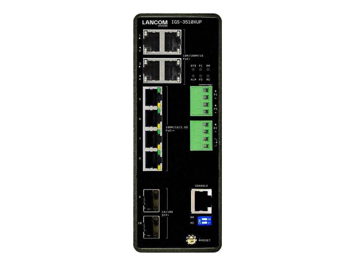 LANCOM IGS-3510XUP, Géré, L3, 2.5G Ethernet (100/1000/2500), Connexion Ethernet, supportant l'alimentation via ce port (-0