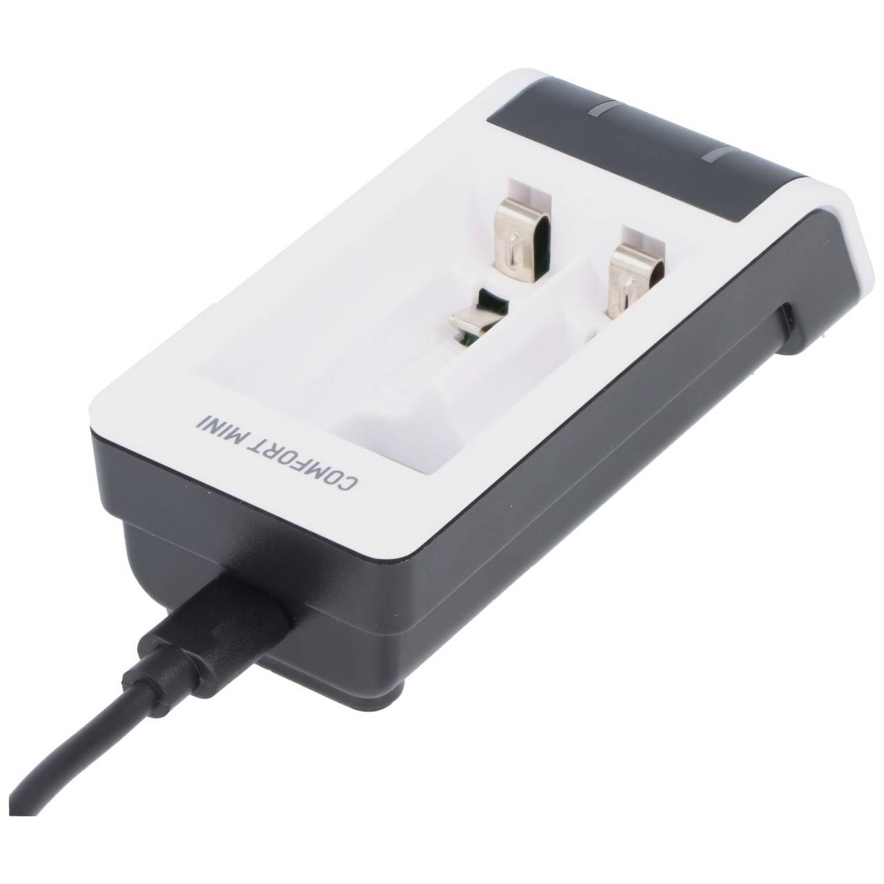 Chargeur rapide Ansmann Comfort Mini pour 1 à 2 piles NiMH Micro AAA, Mignon AA, entrée USB-2