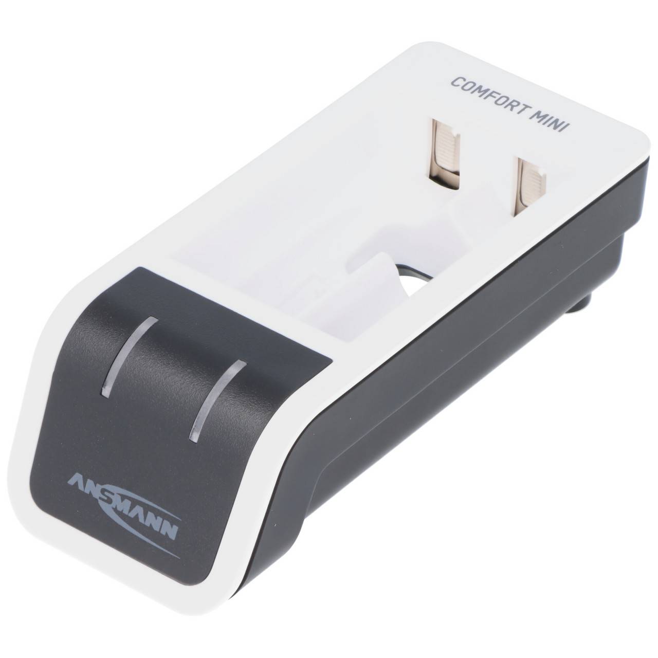 Chargeur rapide Ansmann Comfort Mini pour 1 à 2 piles NiMH Micro AAA, Mignon AA, entrée USB-3