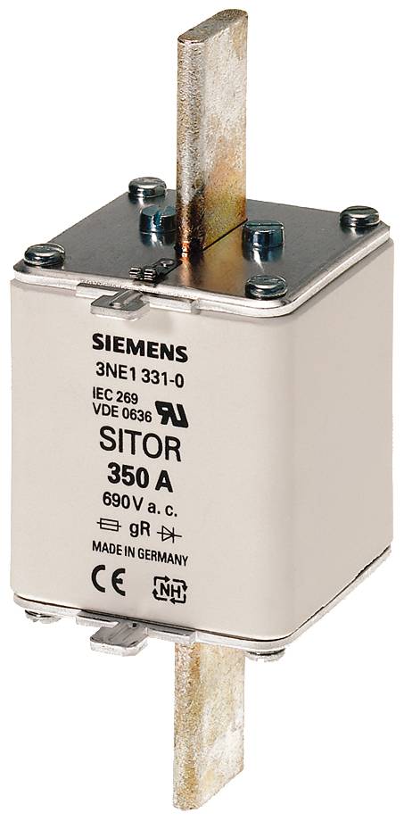 Siemens 3NE13330 Cartouche-fusible avec afficheur de sécurité mécanique Adapté pour (fusibles) Taille de fusible 000 - 4-0