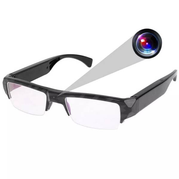 Lunettes Caméra Espion Mini Caméra Microphone Full HD 1080P 5Mp 30Fps Micro Sd + SD 4Go YONIS