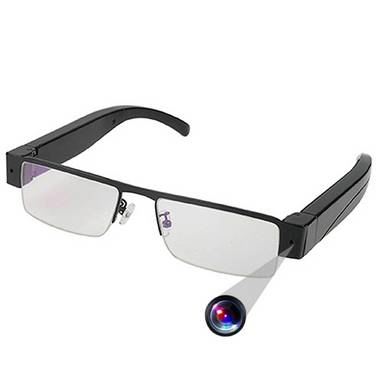 Lunettes Caméra 10 Mp Caméra Espion Full HD 90° 1080 P Android iOs + Micro SD 8 Go - Yonis