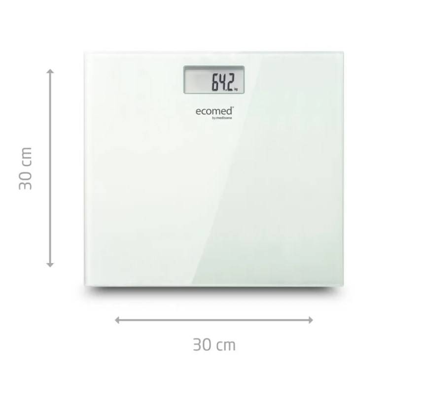 Ecomed PS-72E V2 Pèse-personne 23511 numérique Plage de pesée (max.)=150 kg blanc-1