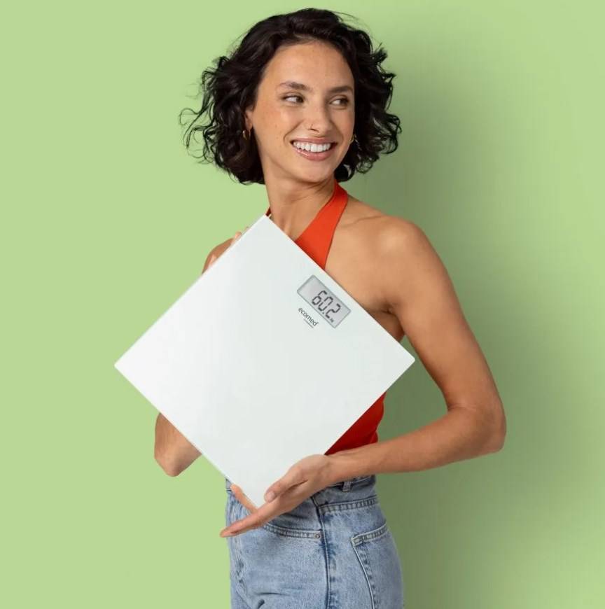 Ecomed PS-72E V2 Pèse-personne 23511 numérique Plage de pesée (max.)=150 kg blanc-3