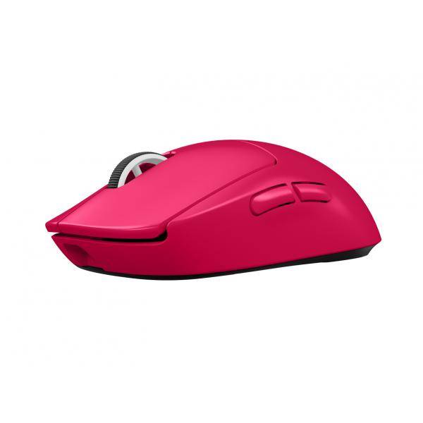 Logitech G PRO X SUPERLIGHT 2, Droitier, Optique, RF sans fil, 32000 DPI, 0,5 ms, Rose-0