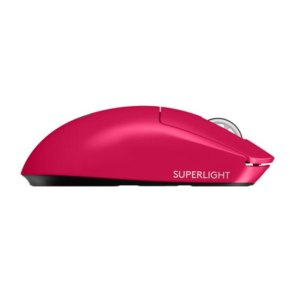 Logitech G PRO X SUPERLIGHT 2, Droitier, Optique, RF sans fil, 32000 DPI, 0,5 ms, Rose-1