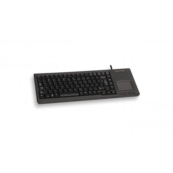CHERRY XS G84-5500 TOUCHPAD KEYBOARD Clavier filaire miniature, touchpad, USB, noir, AZERTY - FR, Taille réelle (100 %),-2