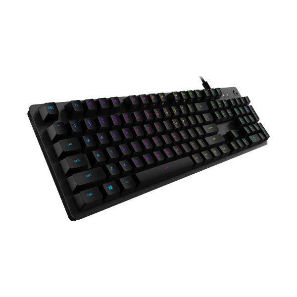 Logitech G 920-008940, Avec fil, USB, Clavier à membrane, AZERTY, LED RGB, Charbon-1