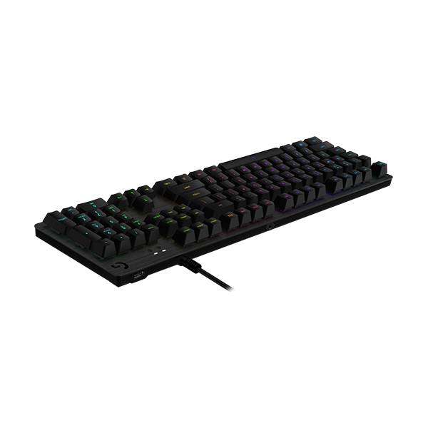 Logitech G 920-008940, Avec fil, USB, Clavier à membrane, AZERTY, LED RGB, Charbon-2