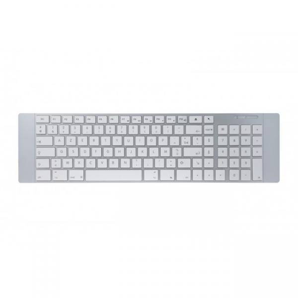 Mobility Lab ML300900 clavier, Taille réelle (100 %), Sans fil, Bluetooth, AZERTY, Argent-0