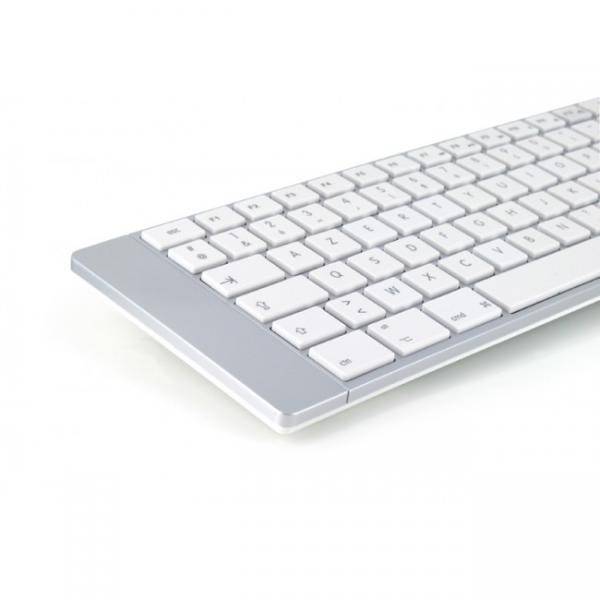 Mobility Lab ML300900 clavier, Taille réelle (100 %), Sans fil, Bluetooth, AZERTY, Argent-1