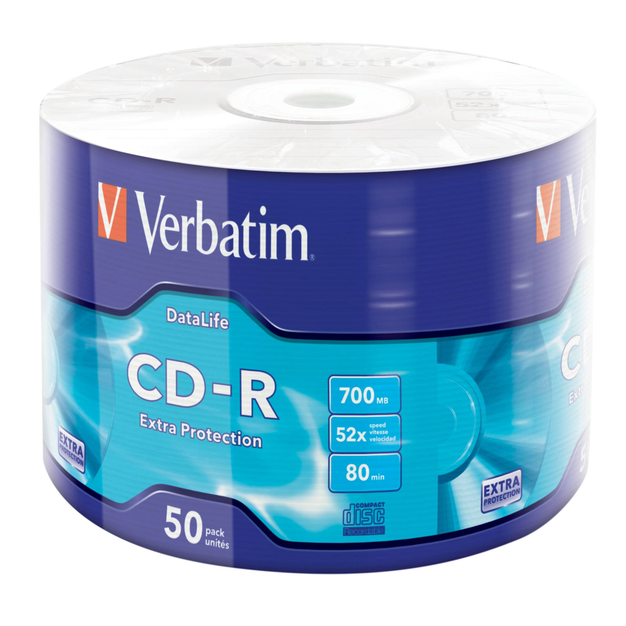 VERBATIM CD-R 52X 700MB 50 PACK-1