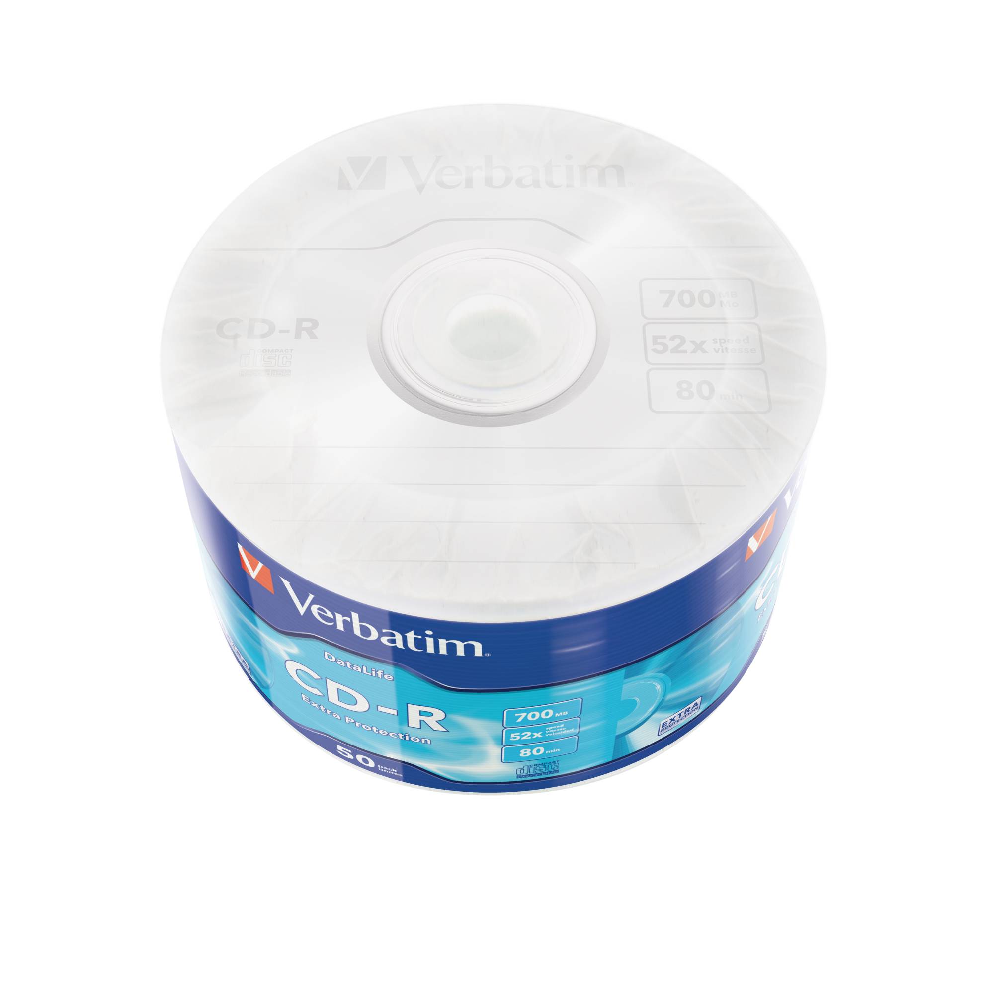 VERBATIM CD-R 52X 700MB 50 PACK-2