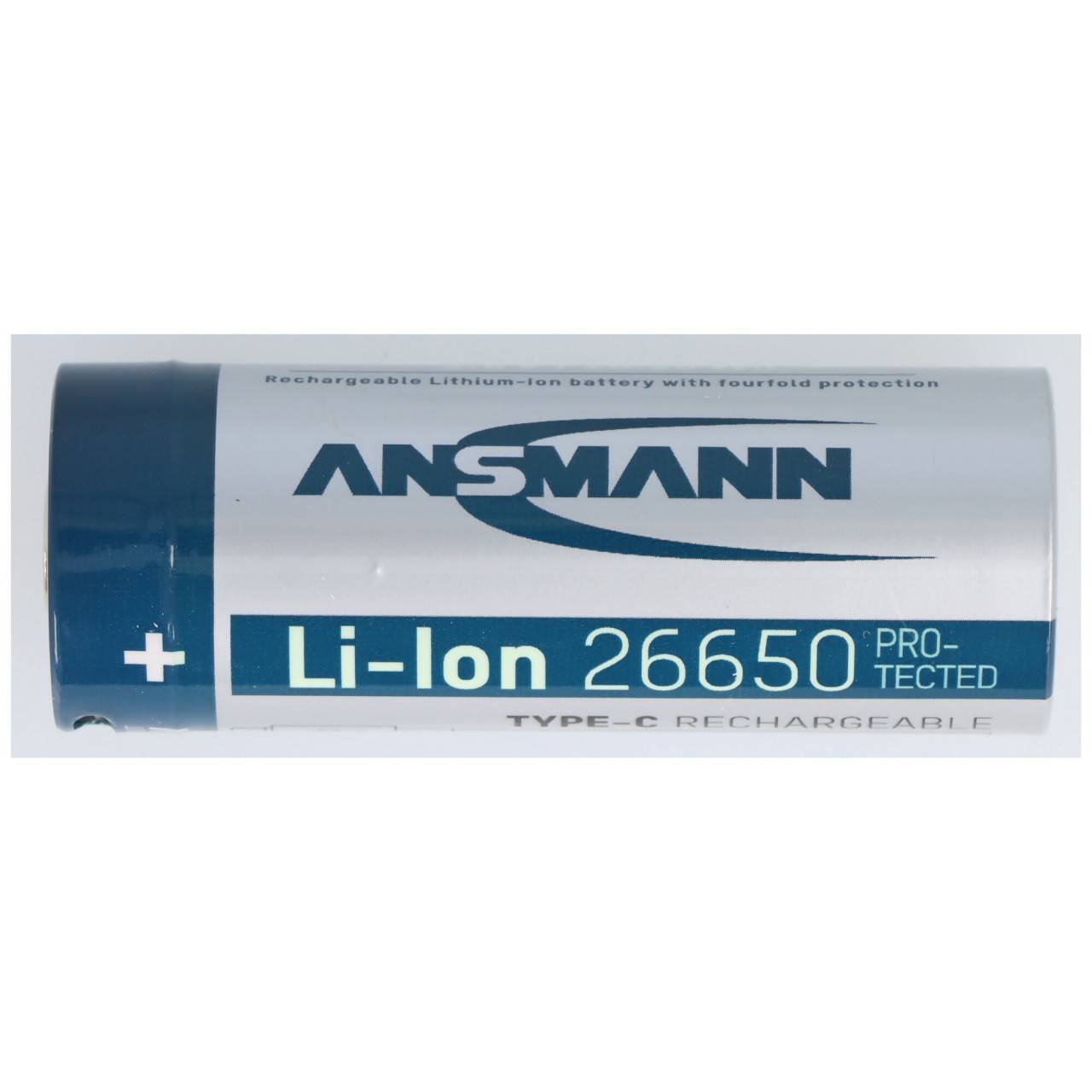 Batterie Li-Ion Ansmann 26650 avec prise de charge USB-C, 3,6 V 5 100 mAh min. 4 950 mAh, avec circuit de protection-4