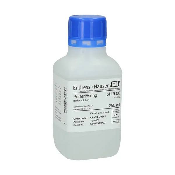 Solution tampon de pH Endress+Hauser CPY20-G02D1
