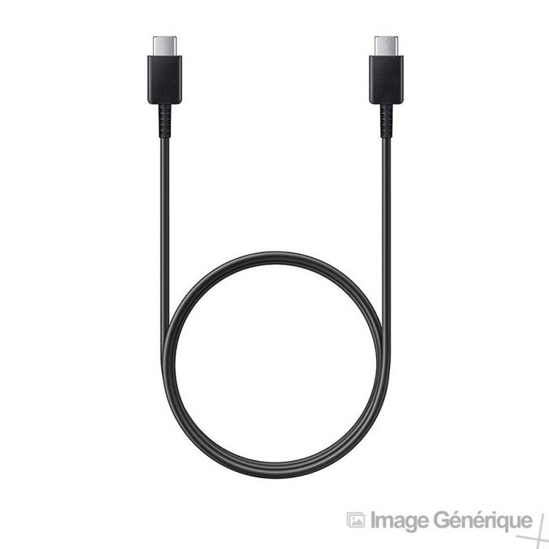 Samsung - Câble USB Type-C Vers USB Type-C - 1m - Noir (En Vrac)-0