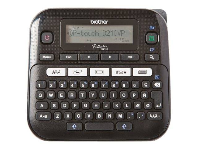 BROTHER Etiqueteuse bureautique PT-D210VP clavier AZERTY-1