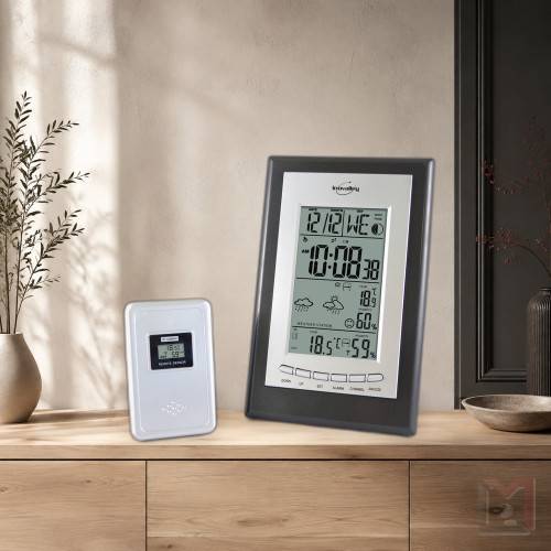 Station météo écran LCD complète radio-pilotée-2