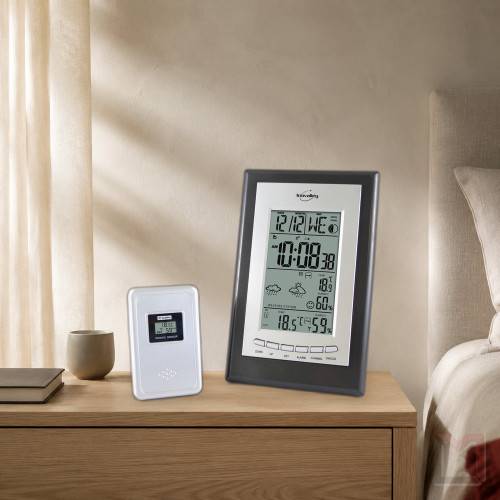 Station météo écran LCD complète radio-pilotée-3