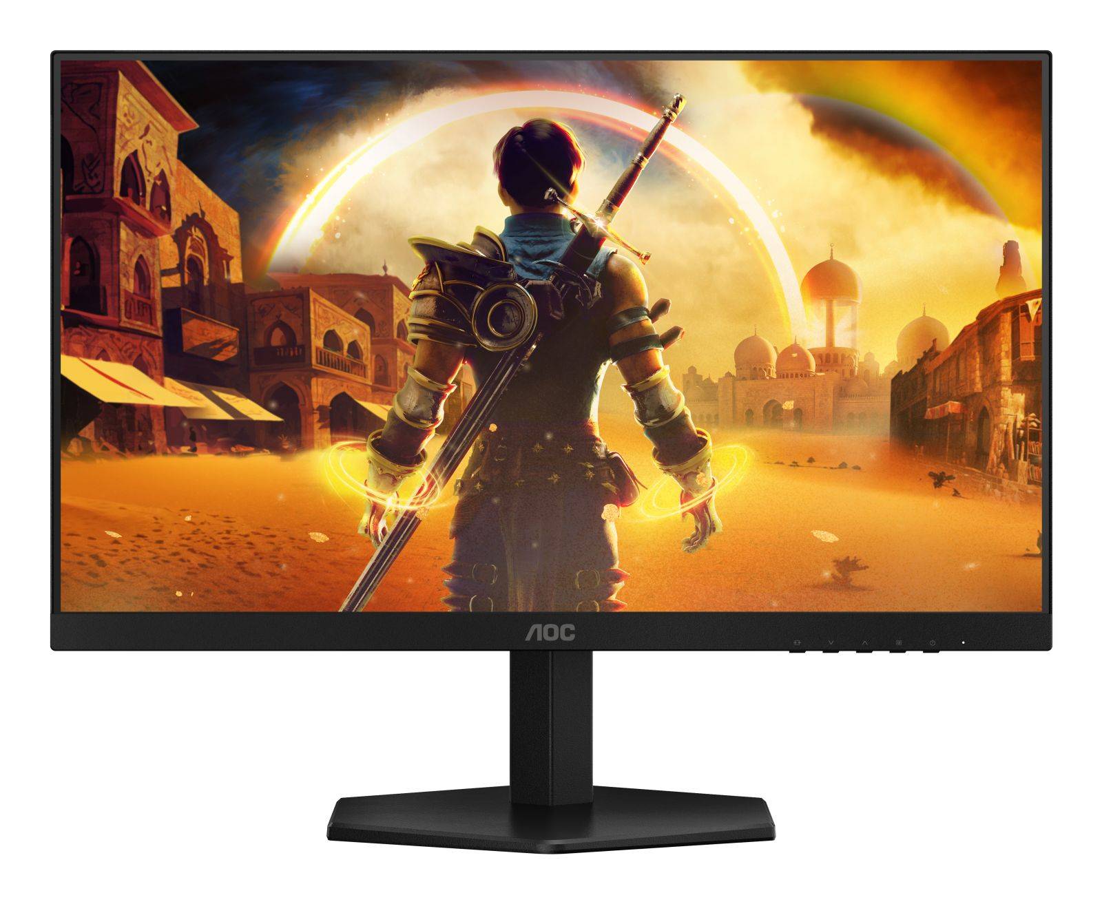 AOC 24G42E 24p Gaming Monitor 180Hz 1920x1080 1ms HDMI DP Black/Grey-1